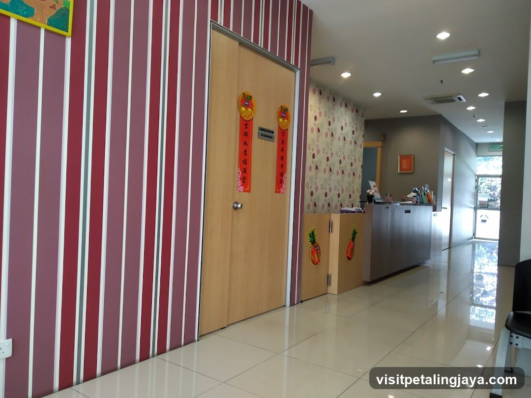 Interior of a clinic or medical center