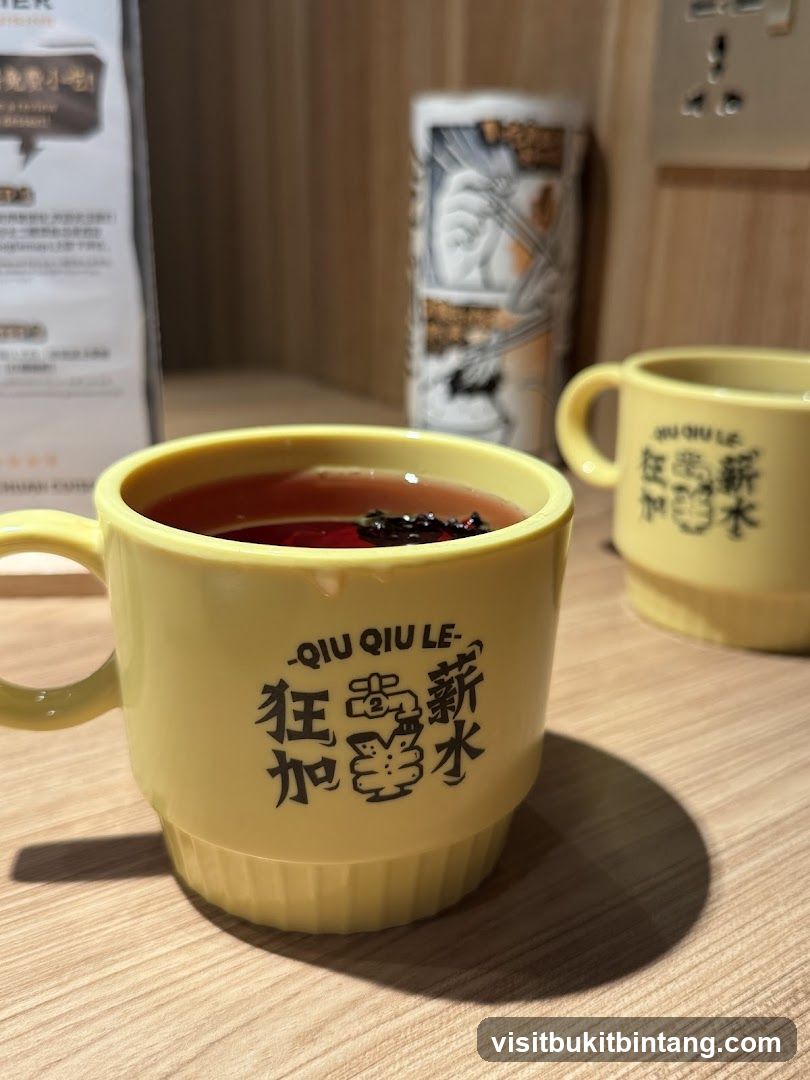 Beverage in a Yellow Mug