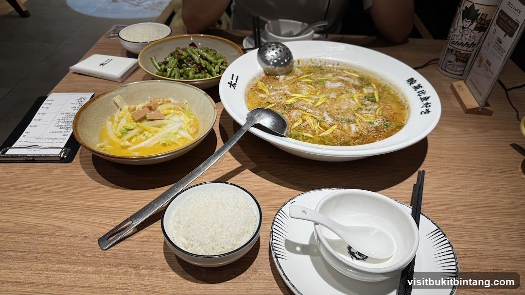 Table Setting with Food