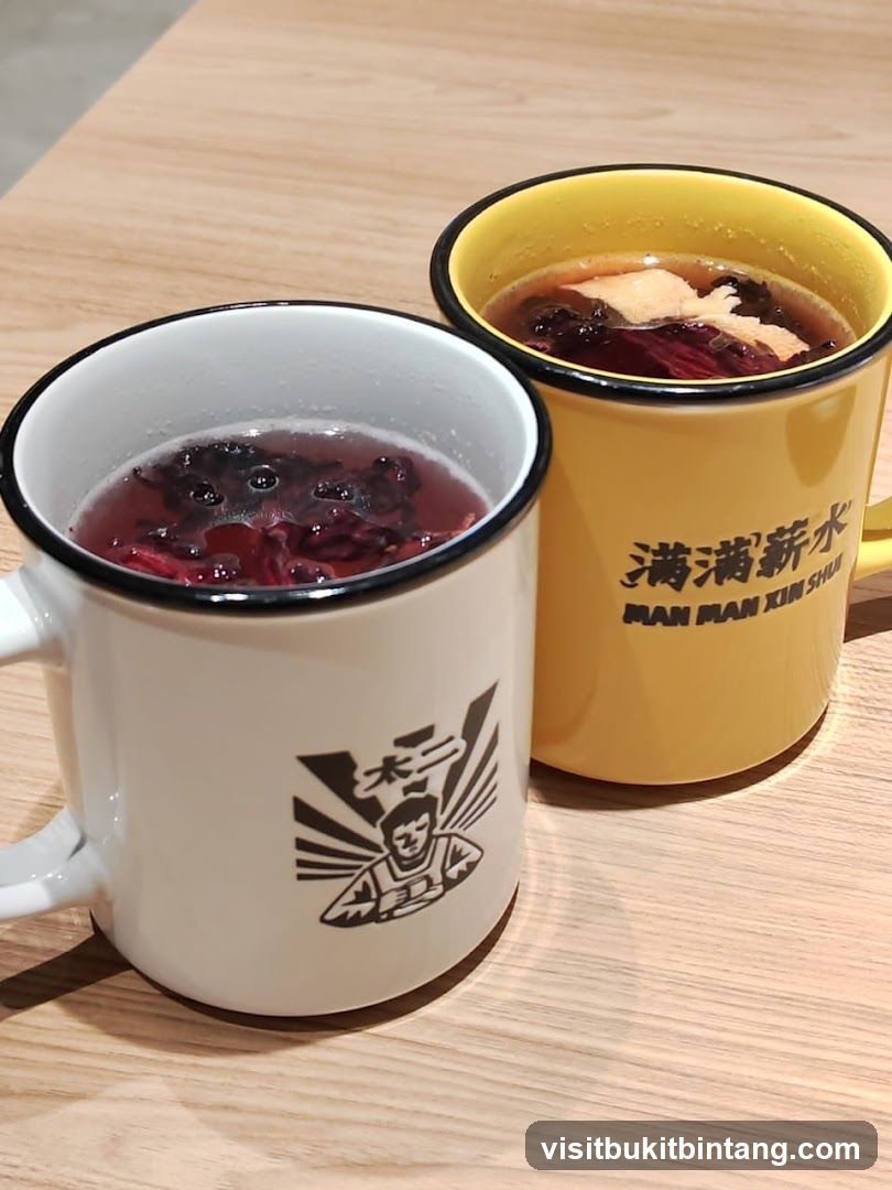 Two Mugs of Herbal Tea