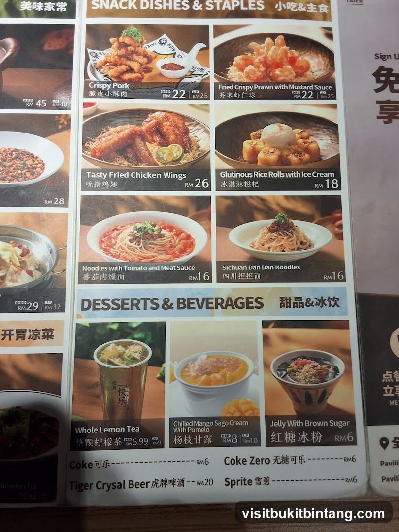 Snack Dishes & Staples, Desserts & Beverages