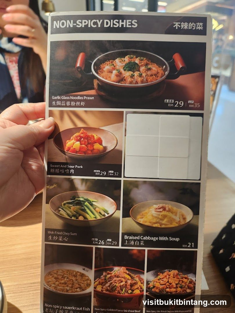 Non-Spicy Dishes