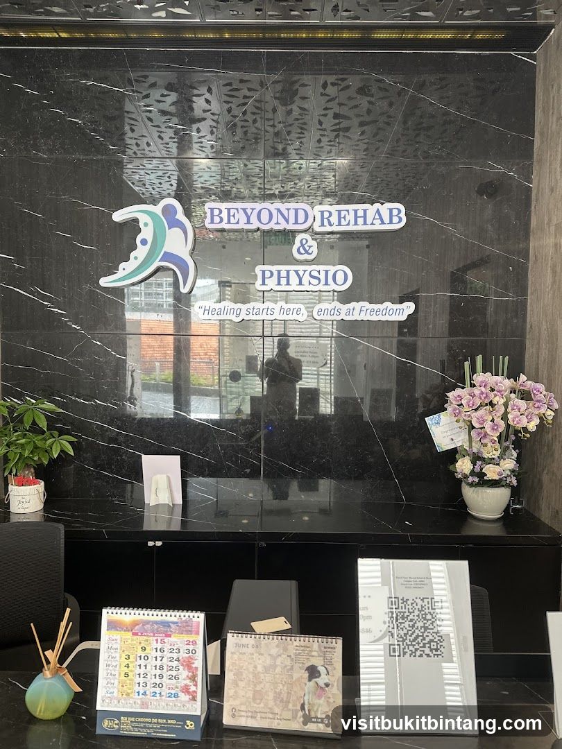 Reception Desk with Branding and Calendars
