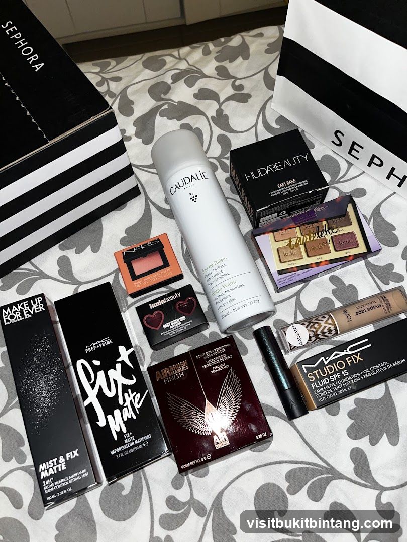 Assortment of Makeup Products