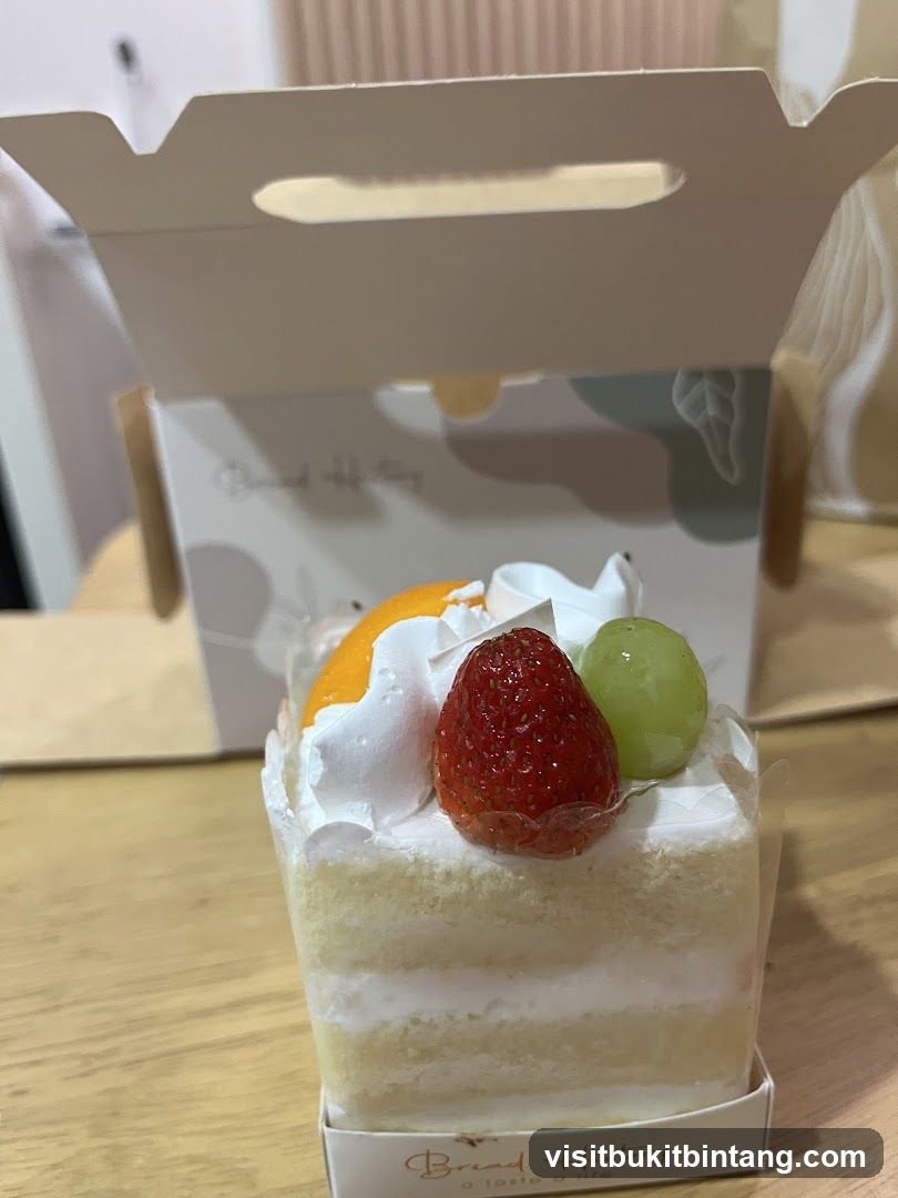 Slice of Cake with Fruit