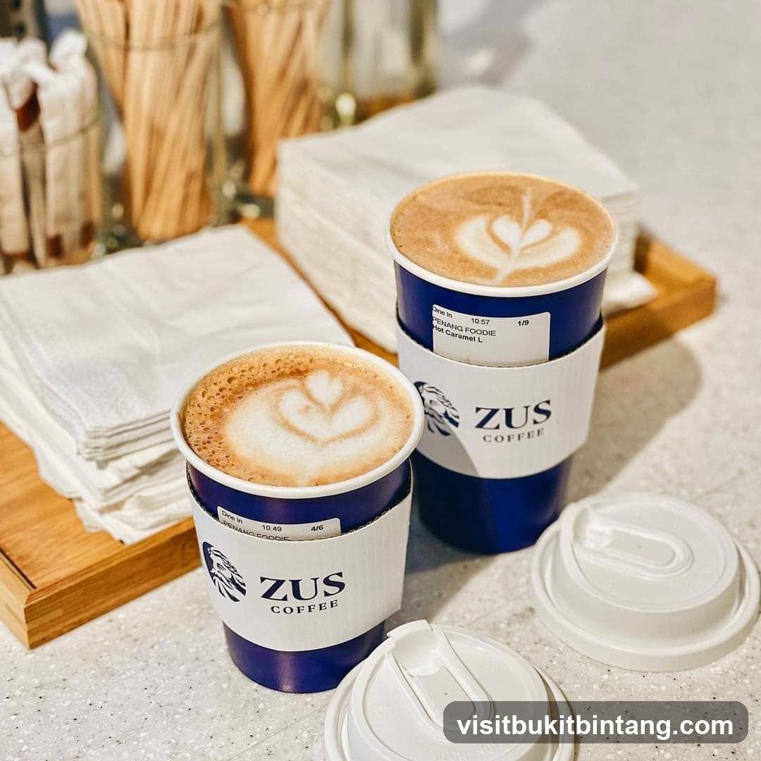 Two Coffees with Latte Art