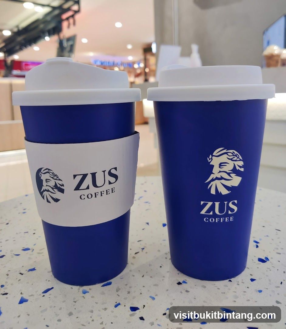 Two Blue Coffee Cups