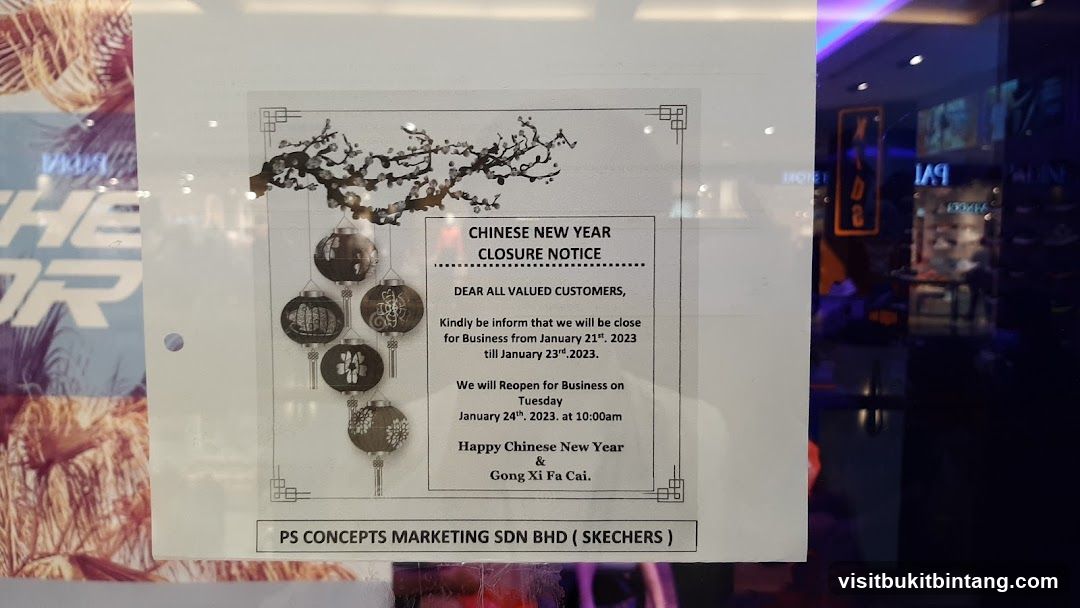 Chinese New Year Closure Notice