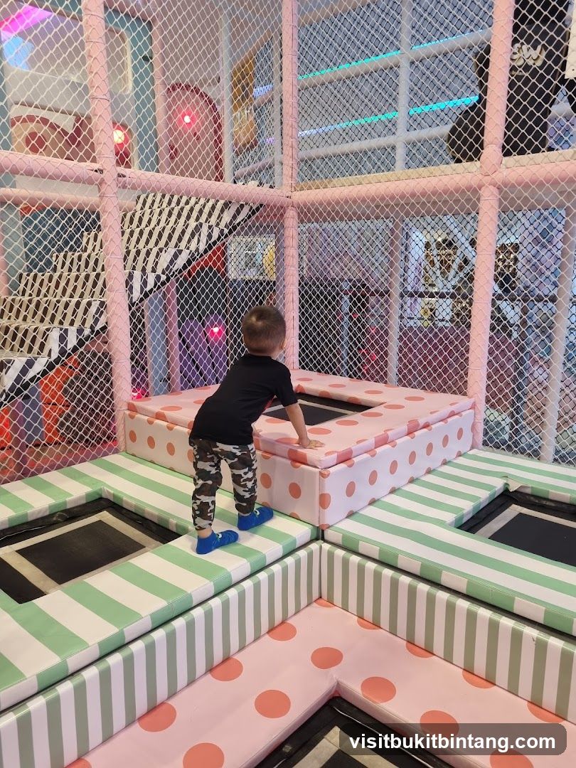 Indoor Playground with Trampolines