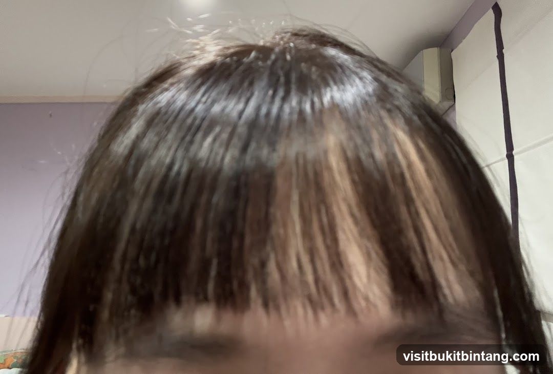 Hair with highlights