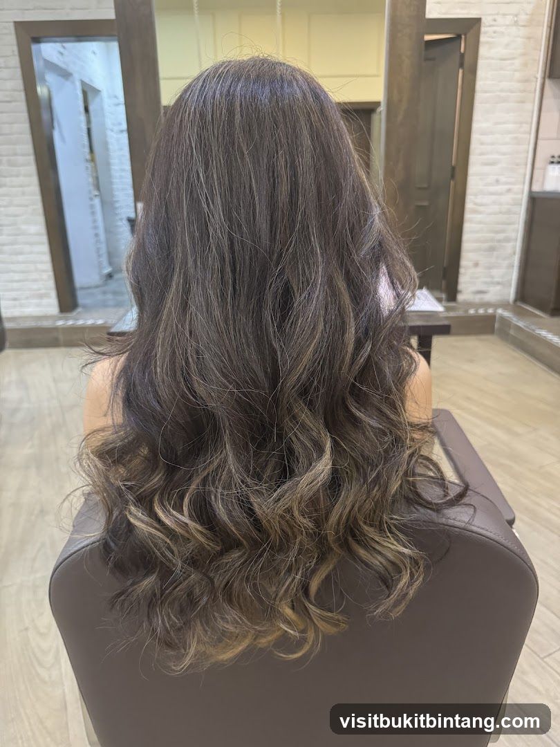 Woman with styled hair