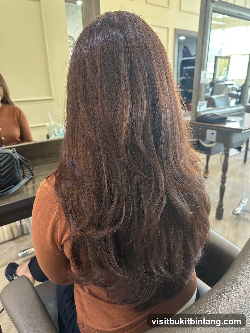 Woman's Hair in Salon