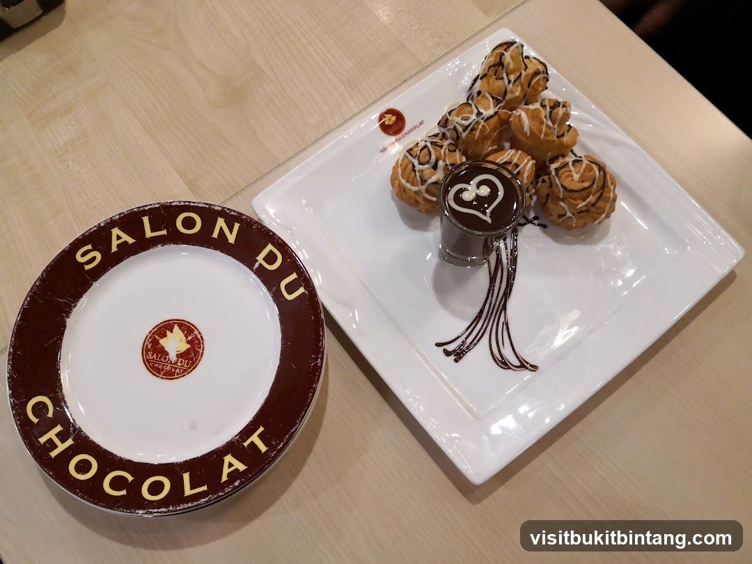 Choux Pastry with Chocolate Dip