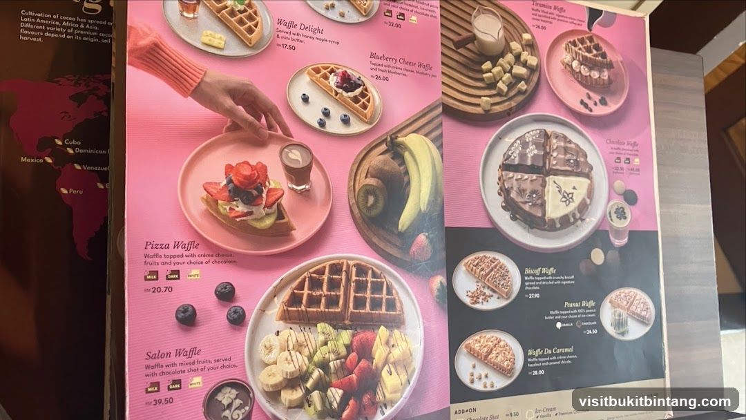 Waffle Menu