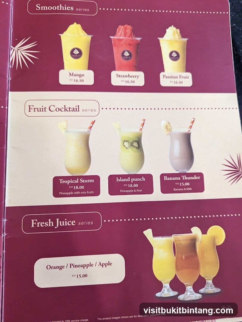 Beverage Menu