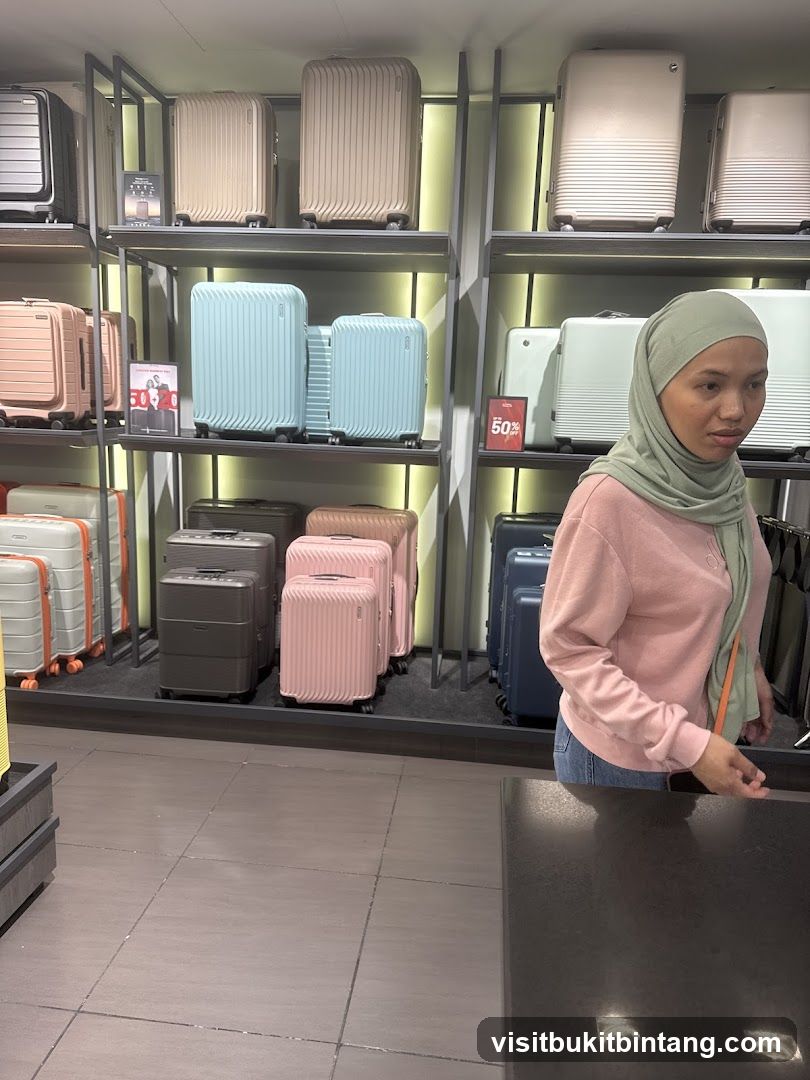 Luggage Store Display