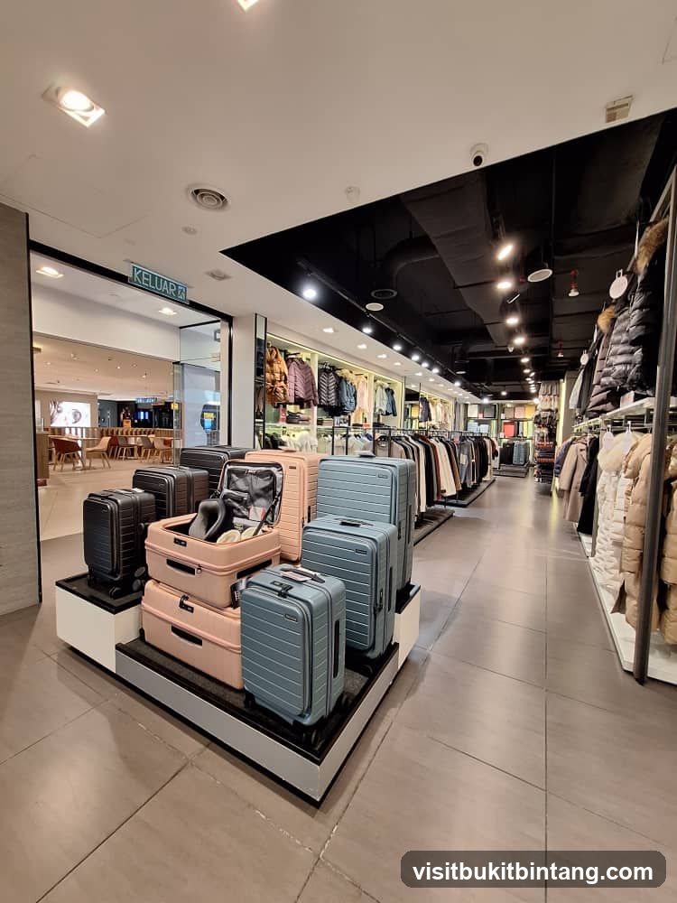 Luggage and Apparel Display