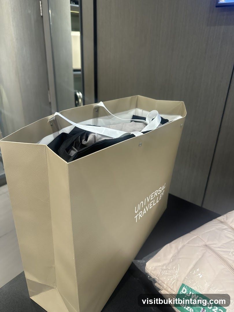 Shopping Bag with Clothing