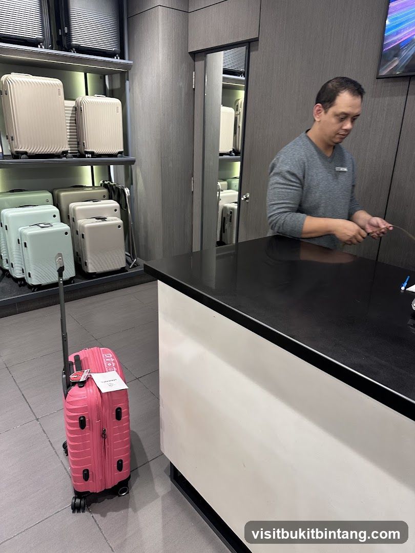 Luggage Store Interior