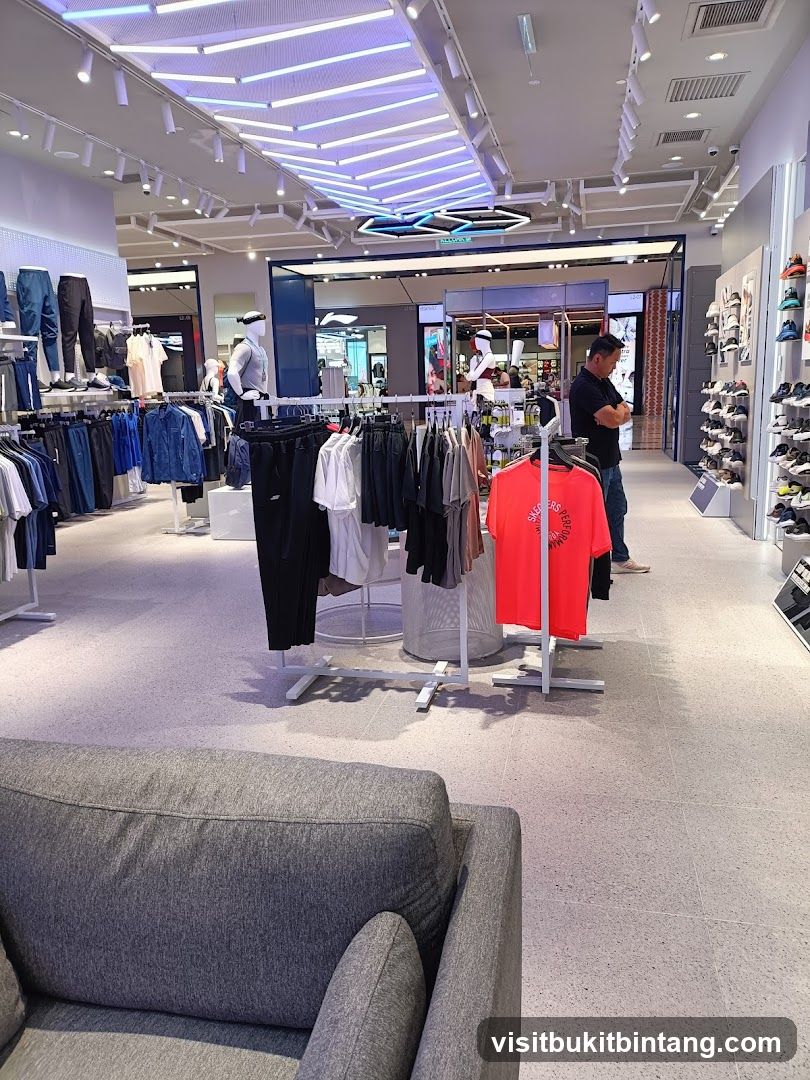 Clothing store interior