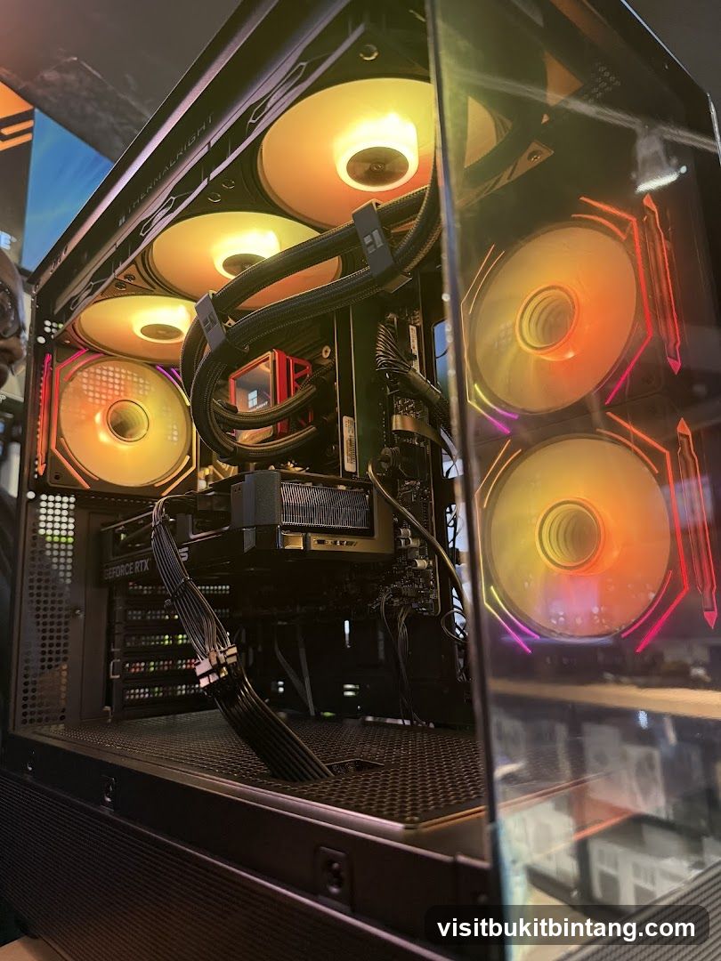 Computer Case with RGB Fans
