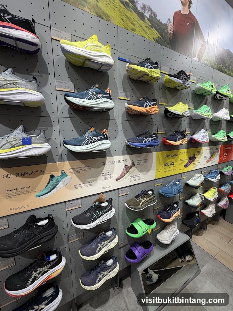 Running Shoes Display