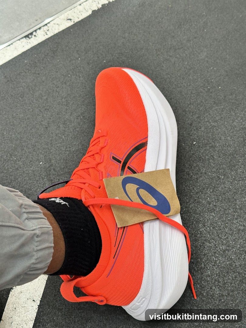 Orange Running Shoe
