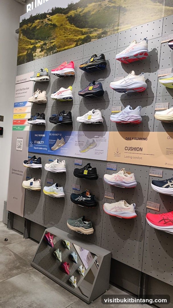 Running Shoe Display