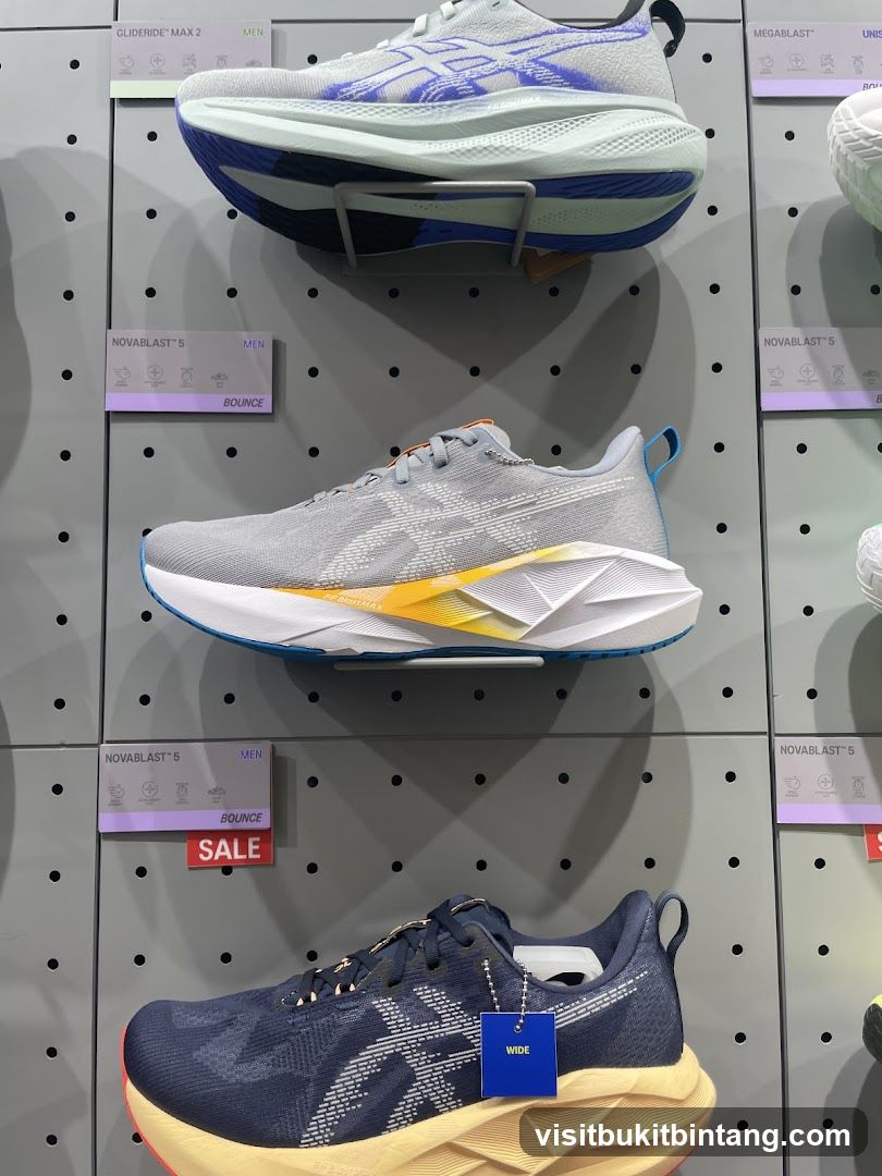 Running Shoes Display