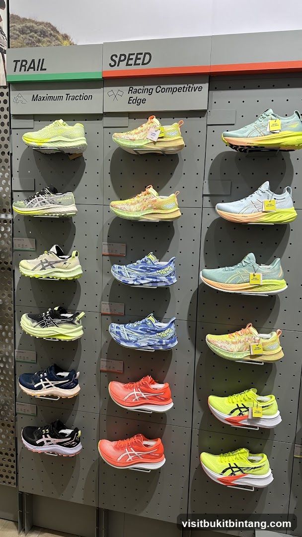 Running Shoes Display