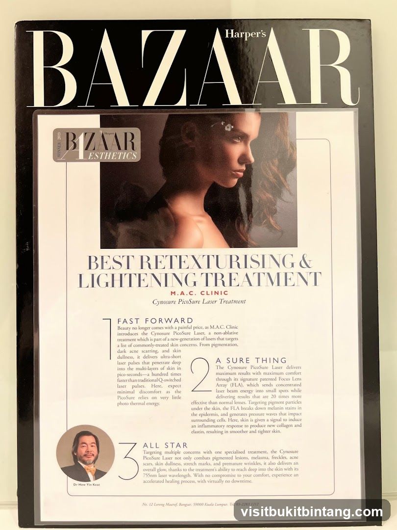 Harper's BAZAAR Esthetics Advertisement