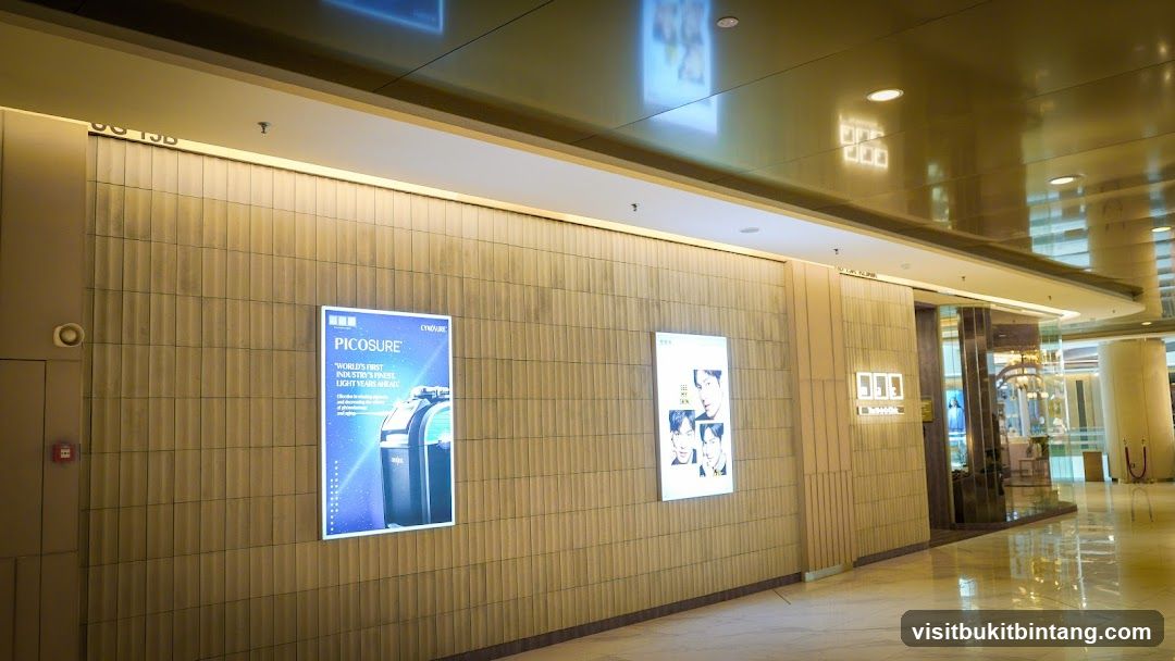 Mall Interior with Advertisements