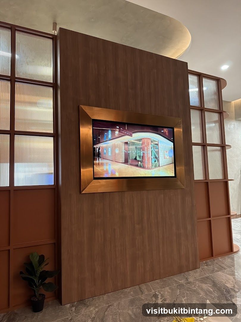 Digital Display in Modern Interior