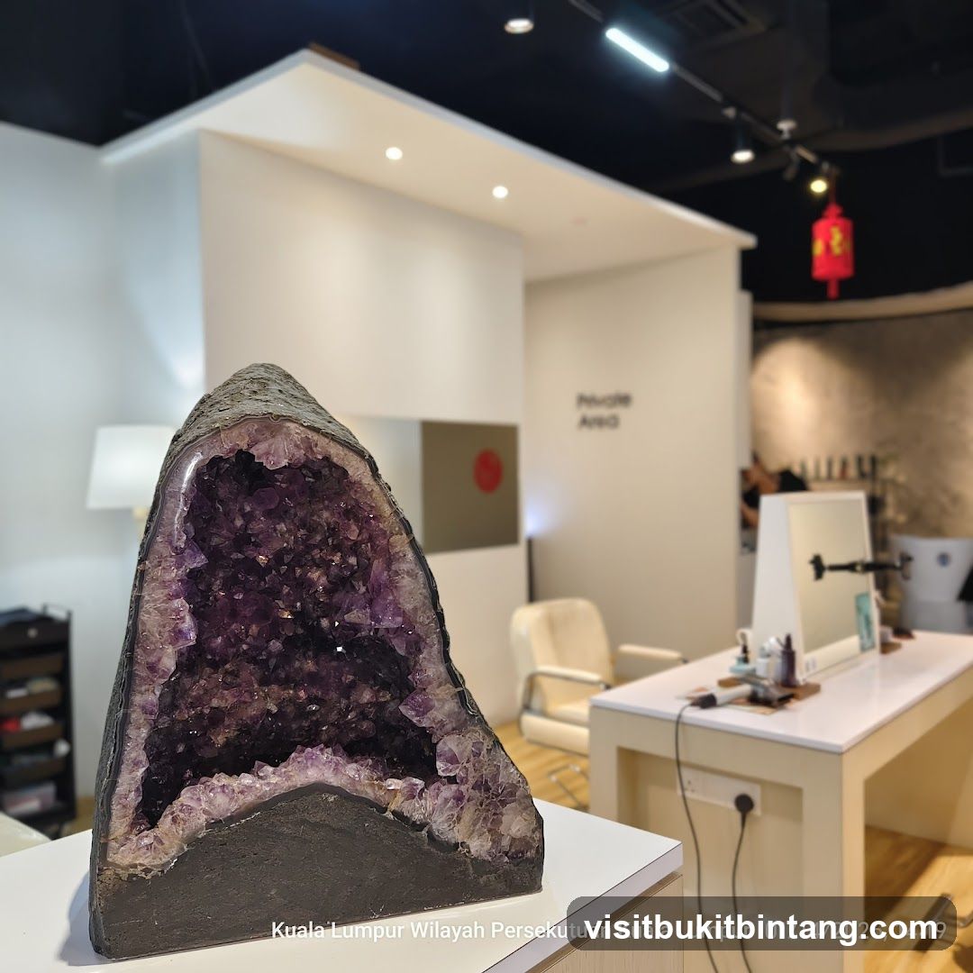 Amethyst Geode Display