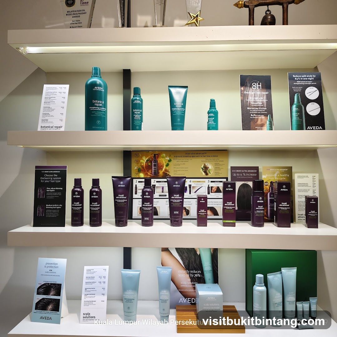 Aveda Hair Products Display