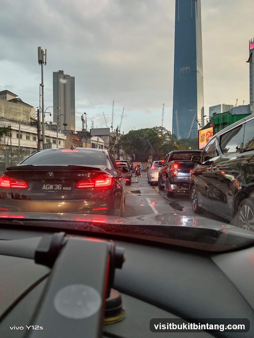 Traffic Jam with Tall Buildings