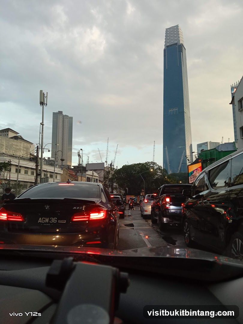 Traffic Jam with Tall Buildings