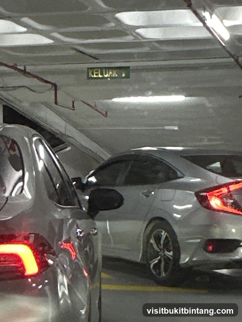 Parking Garage Exit Sign