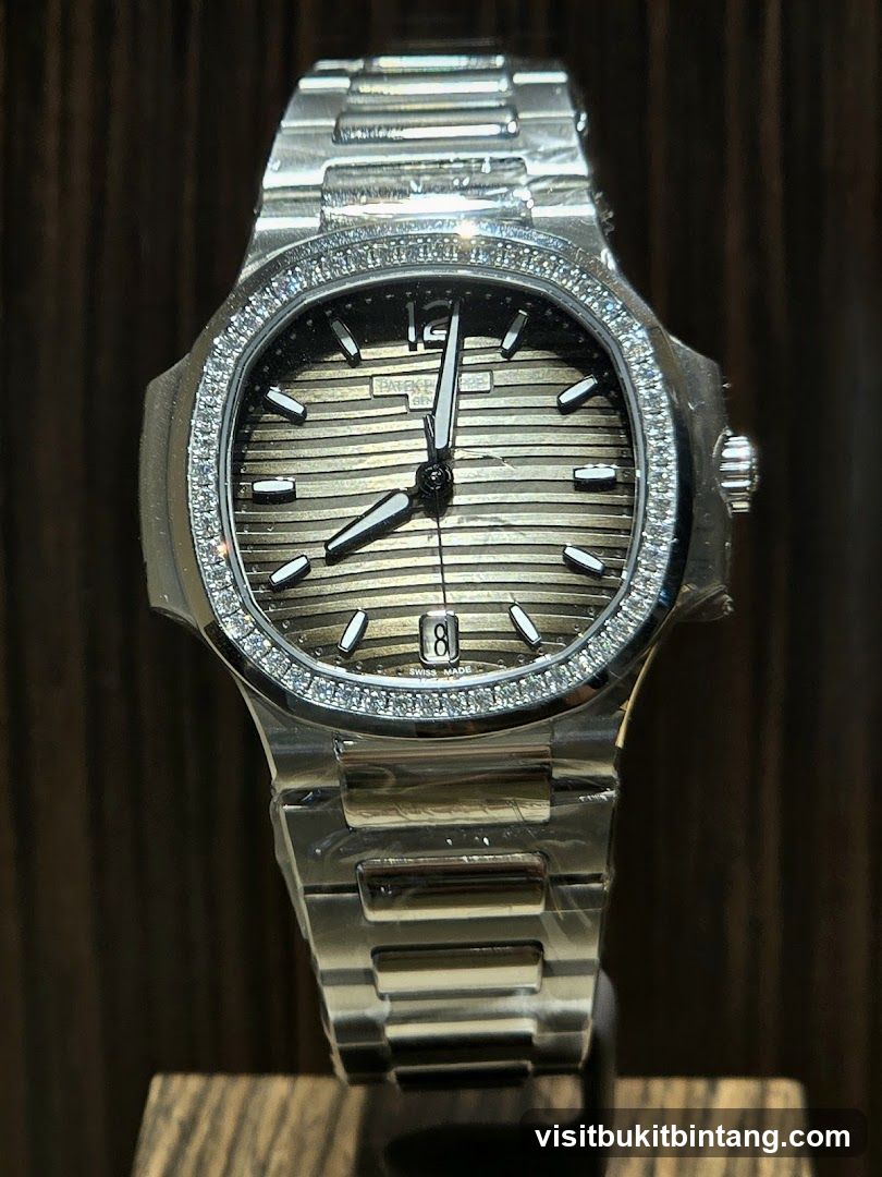 Diamond-Bezel Watch