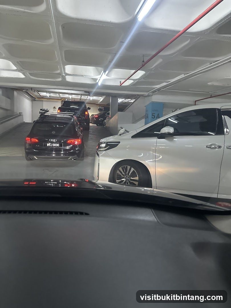 Cars in Parking Garage