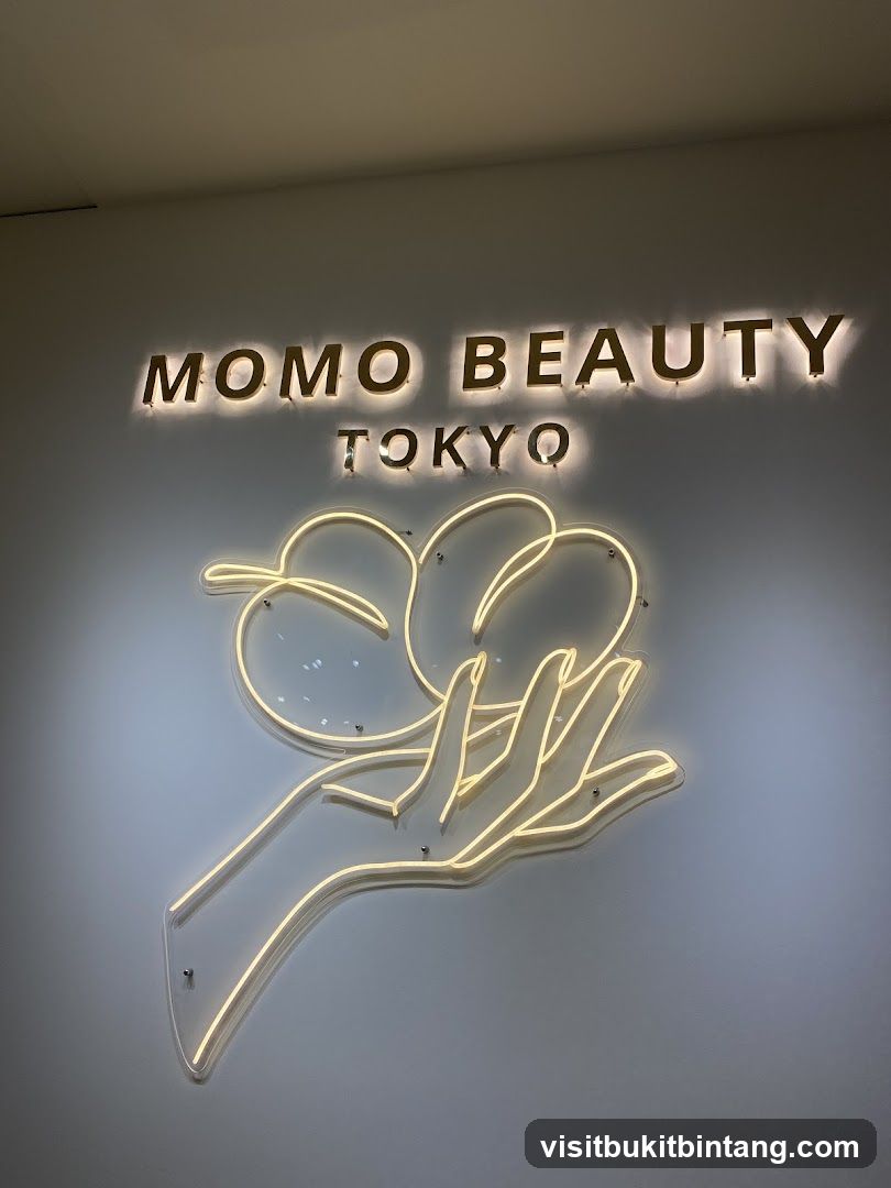 Momo Beauty Tokyo Sign