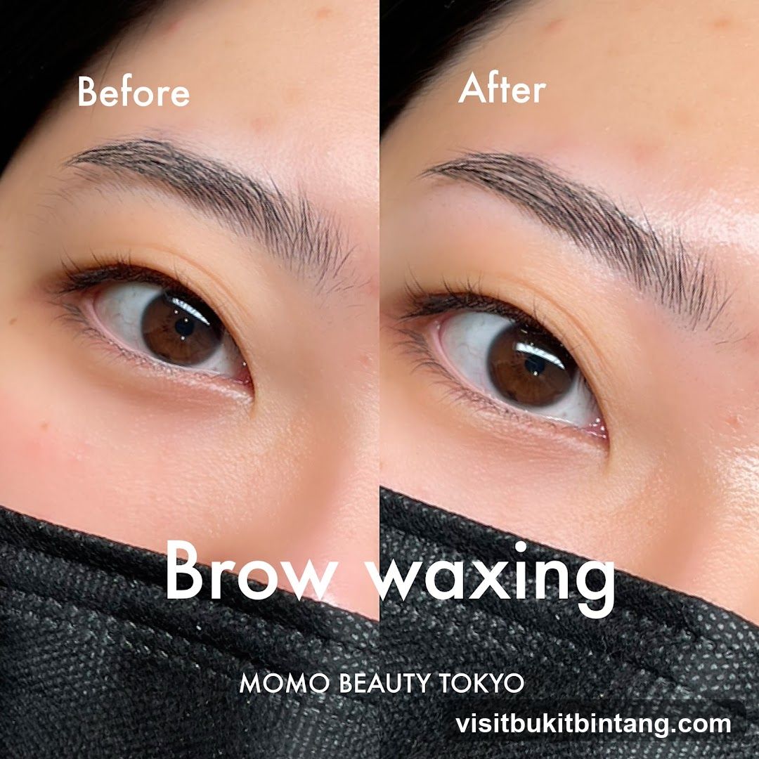 Brow Waxing Before and After
