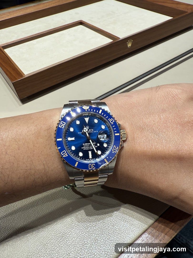 Rolex Submariner on wrist