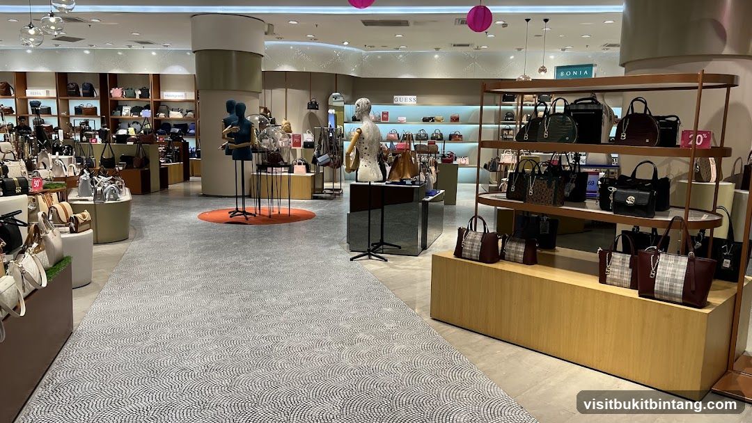 Handbag Display in a Department Store
