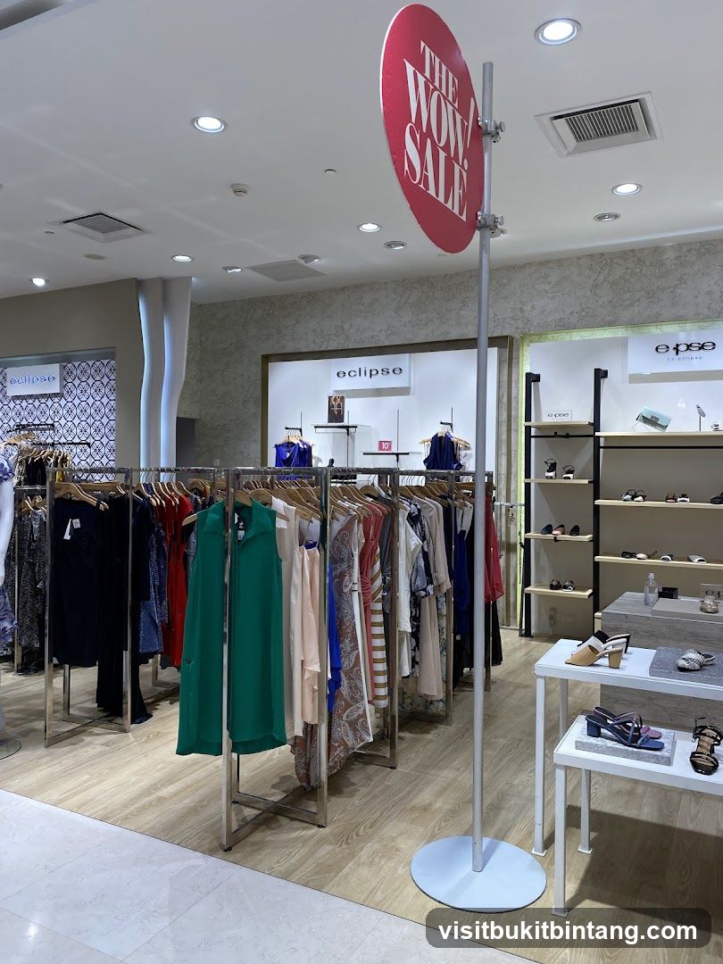 Clothing store sale display
