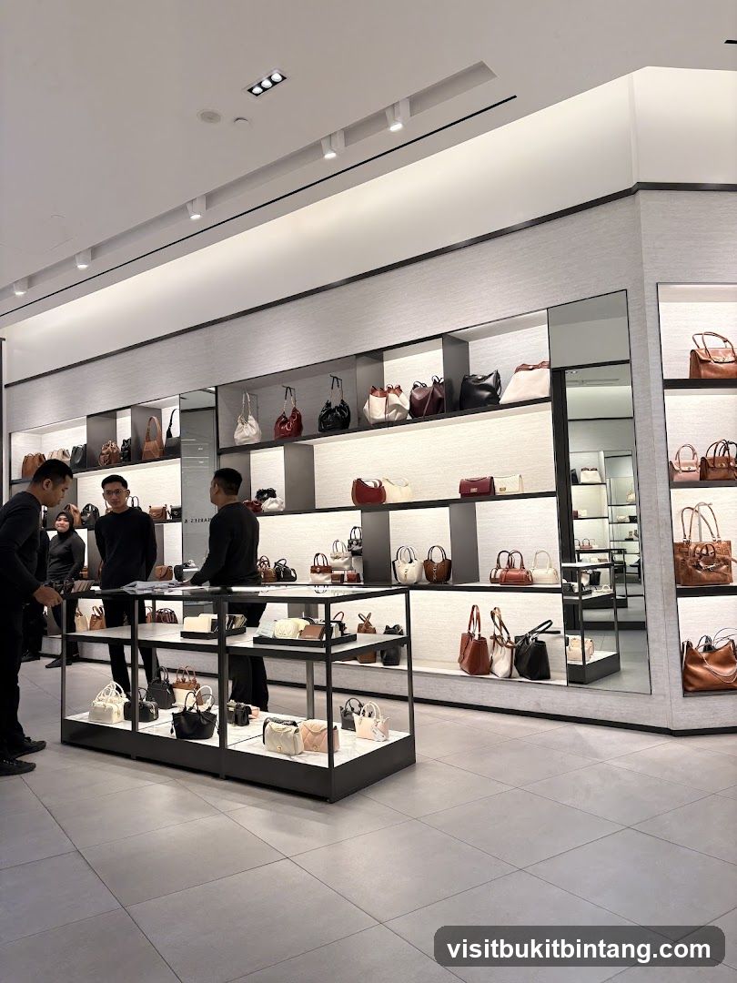 Luxury Handbag Store Interior