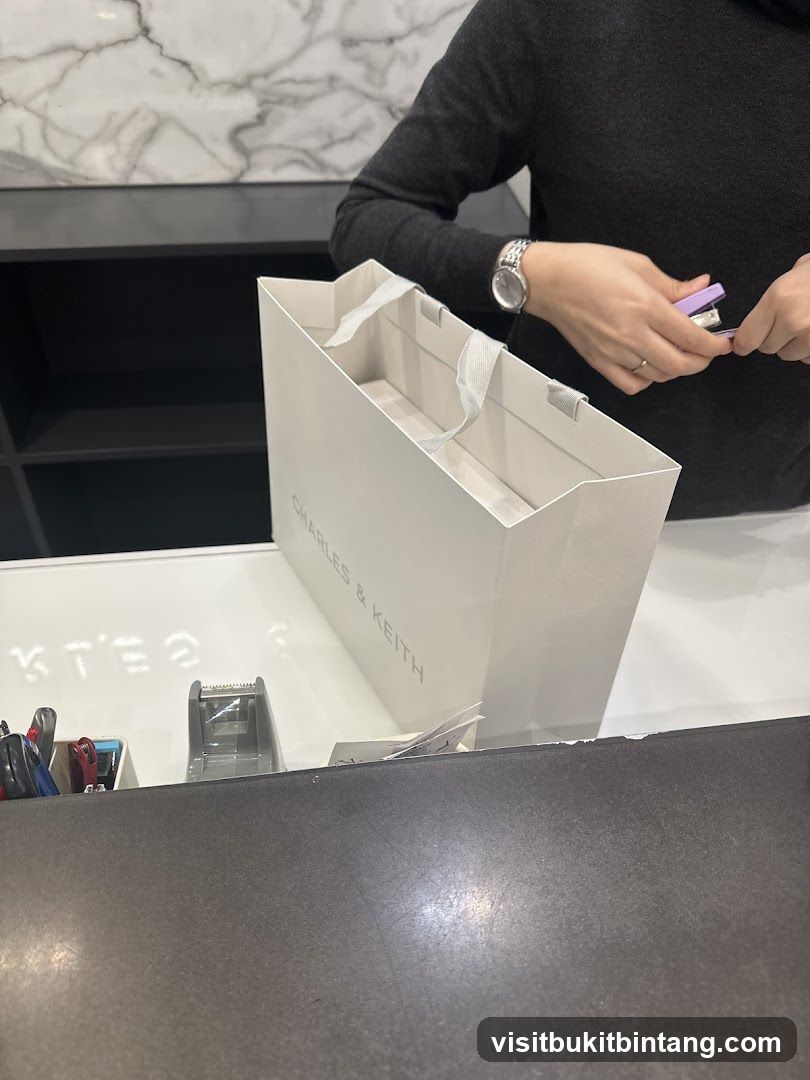Shopping Bag and Counter Items