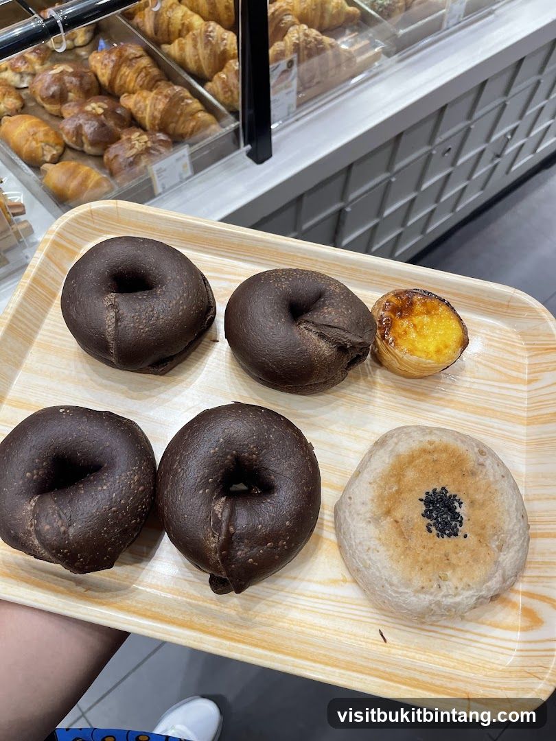 Tray of baked goods