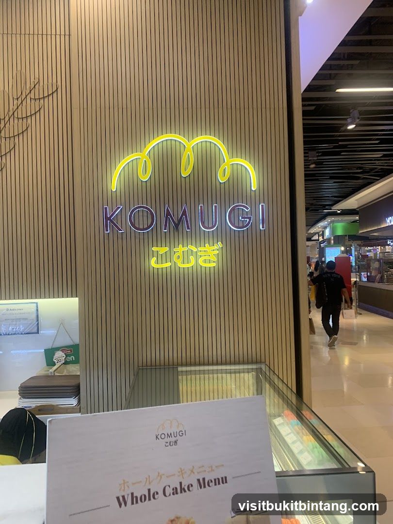 Komugi Whole Cake Menu