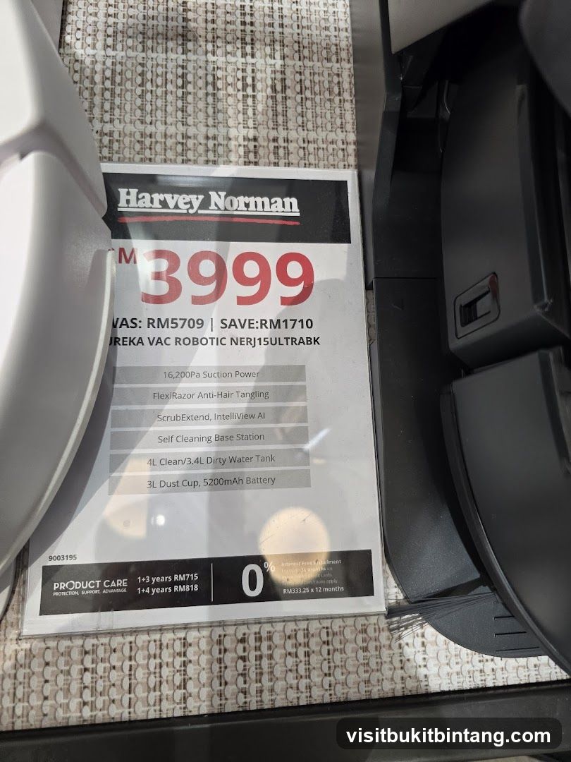 Robotic Vacuum Cleaner Price Tag